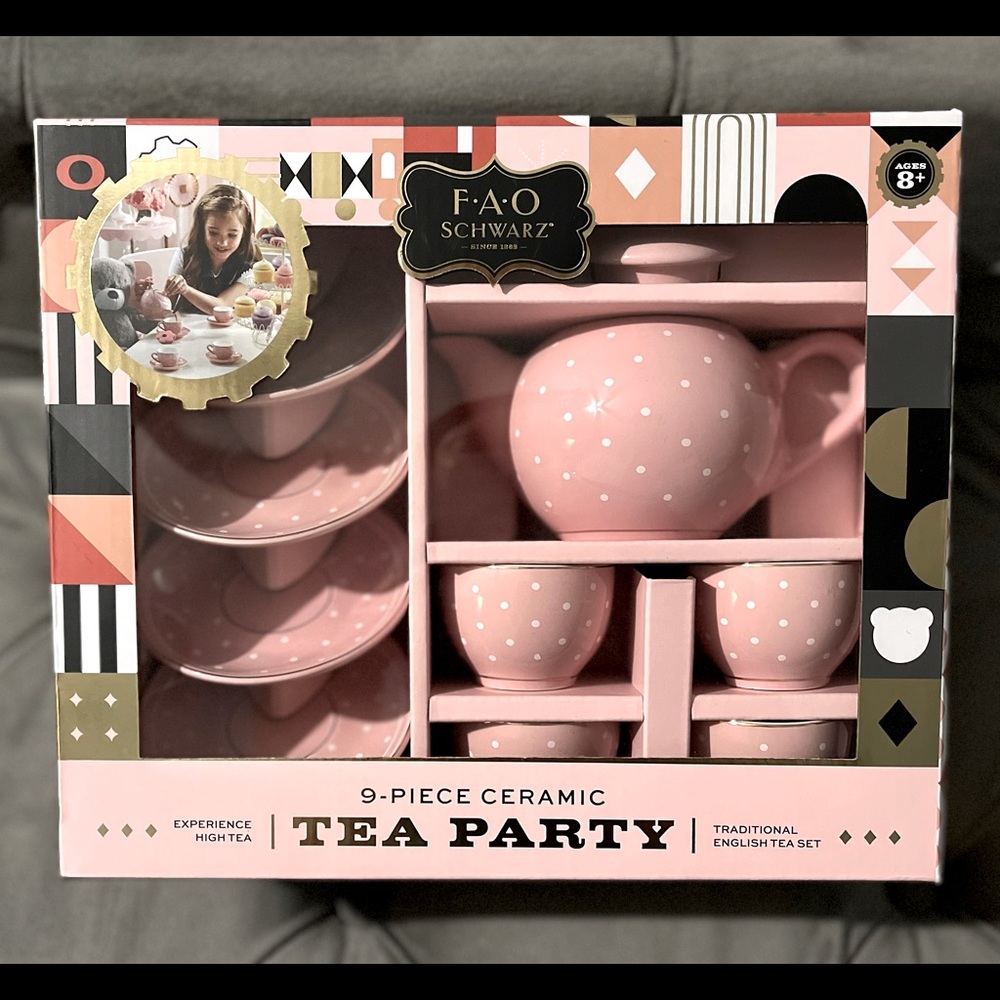 SOLD item off another marketplace app.  F•A•O Children's Teaware Set